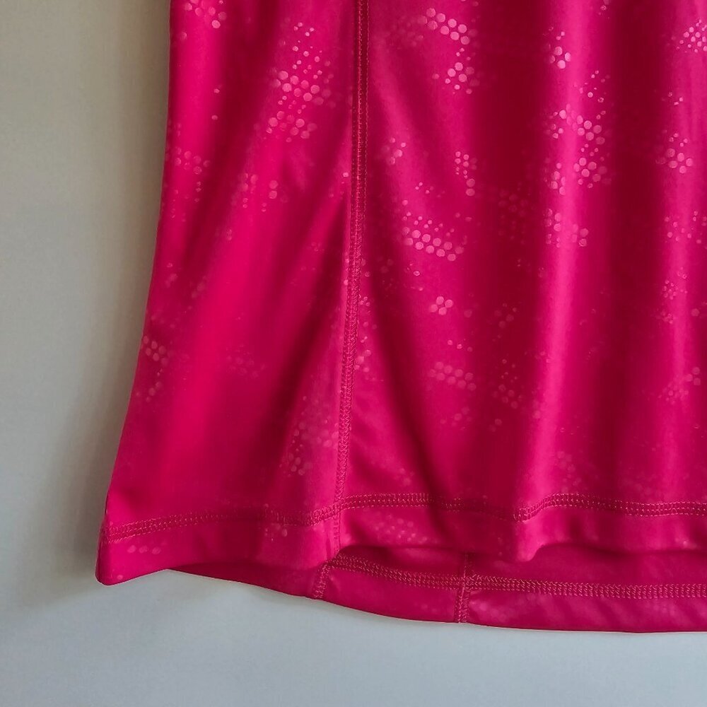 Tek Gear Womens Activewear Pink Fitted V-Neck Performance T-Shirt, Size XL - Picture 8 of 11